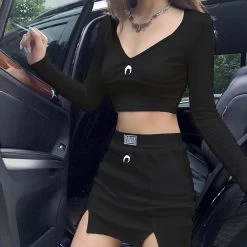 Ensemble Haut Et Jupe – Luna -Style Urbain Soldes H14bfbd6dfb2948399b80a3e4c7053239A