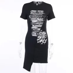 Robe Manches Courtes – Rush -Style Urbain Soldes H1709f6ec6fd04321a9829d1a07dc26c2d