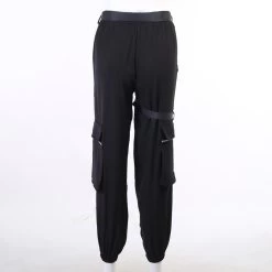 Pantalon Gothique à Sangle – Large Sangle -Style Urbain Soldes H29465854d9074084a0781e02f4be0615o
