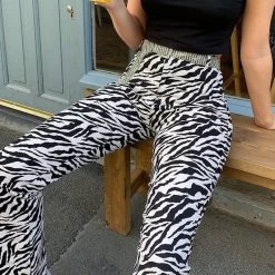 Pantalon Zèbre – Baddies Style