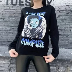 Pull Noir Grunge – I Am Not Compiete
