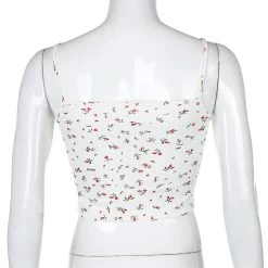 Débardeur Court Vintage – Fleurs Rouges -Style Urbain Soldes H49f47102c64c4e2489831eea79819ad1E