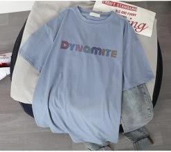 T-shirt Kpop – Dynamite -Style Urbain Soldes H4a51650b75004356bfde0dce48b9ef8a2