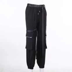 Pantalon Gothique à Sangle – Large Sangle -Style Urbain Soldes H4ab21bb9f5c7465f8735b87ab0a43ec11