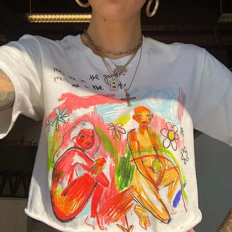 Crop Top Streetwear – Graffiti 3 Crop Top Streetwear – Graffiti