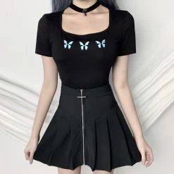 T-shirt Noir – Triple Papillons -Style Urbain Soldes H5779442fd1ca487cad8a4e93959376bfZ