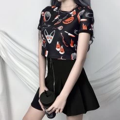 T-shirt Halloween – Grunge Tradition -Style Urbain Soldes H5e56e6edd10a427ea559f5c1016b14498