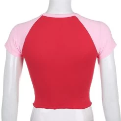 Crop Top Rouge – Fraise 9 Crop Top Rouge – Fraise -Style Urbain Soldes H5eeb30f0a39d4b92811b3580c6454107C