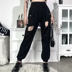 Jogging Troué Gothique – Satan