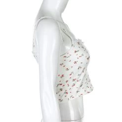 Débardeur Court Vintage – Fleurs Rouges -Style Urbain Soldes H6c1e22e1ee4d4a2792ff82a994c2d2adt