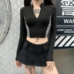 Veste Moulante Noire – Double