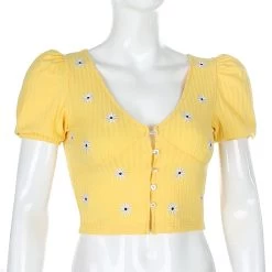 T-shirt D’été – Jaune étoilé 11 T-shirt D’été – Jaune étoilé -Style Urbain Soldes H806dca950ca04e33858256246b80acc7n