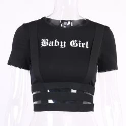 Crop Top Noir à Bretelles – Baby Girl -Style Urbain Soldes H8b4b784955f04ed48af7505ca6df0a91l