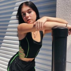 Brassière Sportive – Nylon Vert