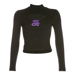 T-shirt Moulant à Manches Longues – Dragon -Style Urbain Soldes H912d88e3ba3e420d8be16c8fbac2e721r