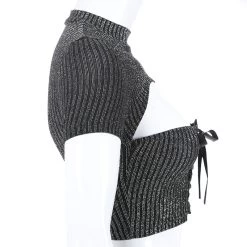 Crop Top Gris – Ruban -Style Urbain Soldes HTB17uMFbcfrK1Rjy0Fmq6xhEXXaA