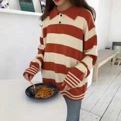 Pull Vintage – Rayures 9 Pull Vintage – Rayures -Style Urbain Soldes HTB1GtxWmJzJ8KJjSspkq6zF7VXaz