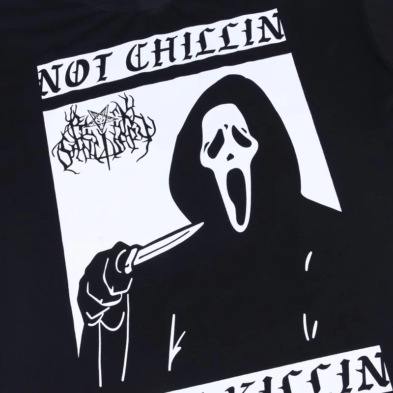 T-shirt Gothique Noir – Not Chillin Just Killin 7 T-shirt Gothique Noir – Not Chillin Just Killin – Image 5