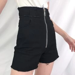 Short Noir Avec Fermeture – Jean -Style Urbain Soldes HTB1PG hJmzqK1RjSZPxq6A4tVXaz