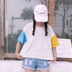 T-shirt à Carreaux – Tableau