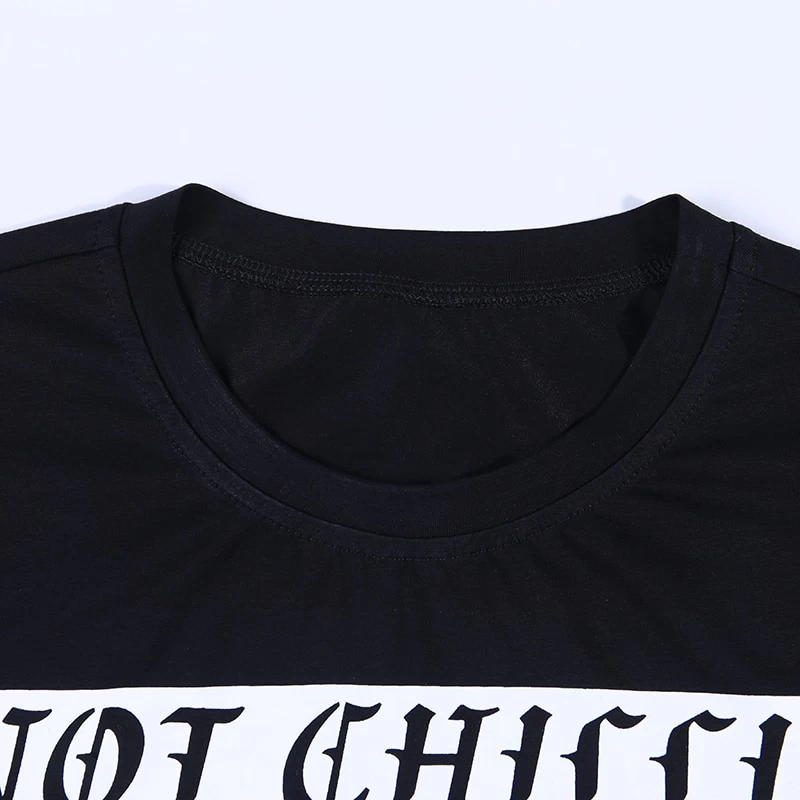 T-shirt Gothique Noir – Not Chillin Just Killin 5 T-shirt Gothique Noir – Not Chillin Just Killin – Image 3