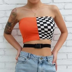 Brassière Streetwear – Carreaux