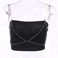 Brassière Gothique – Chaines En Argent 11 Brassière Gothique – Chaines En Argent -Style Urbain Soldes Hb4b4e457fdac499ab26830d7be923034h