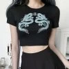Crop Top Asiatique – Double Dragon -Style Urbain Soldes Hbc8fbe82e5354f5db501ed26e7803e10O