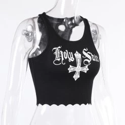 Débardeur Court Gothique – Holy Shit -Style Urbain Soldes Hbfabd33221f54222822e0820548e0cb2i