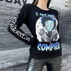 Pull Noir Grunge – I Am Not Compiete -Style Urbain Soldes Hc25ee6d42af5412bba0394d5639ccdc6q