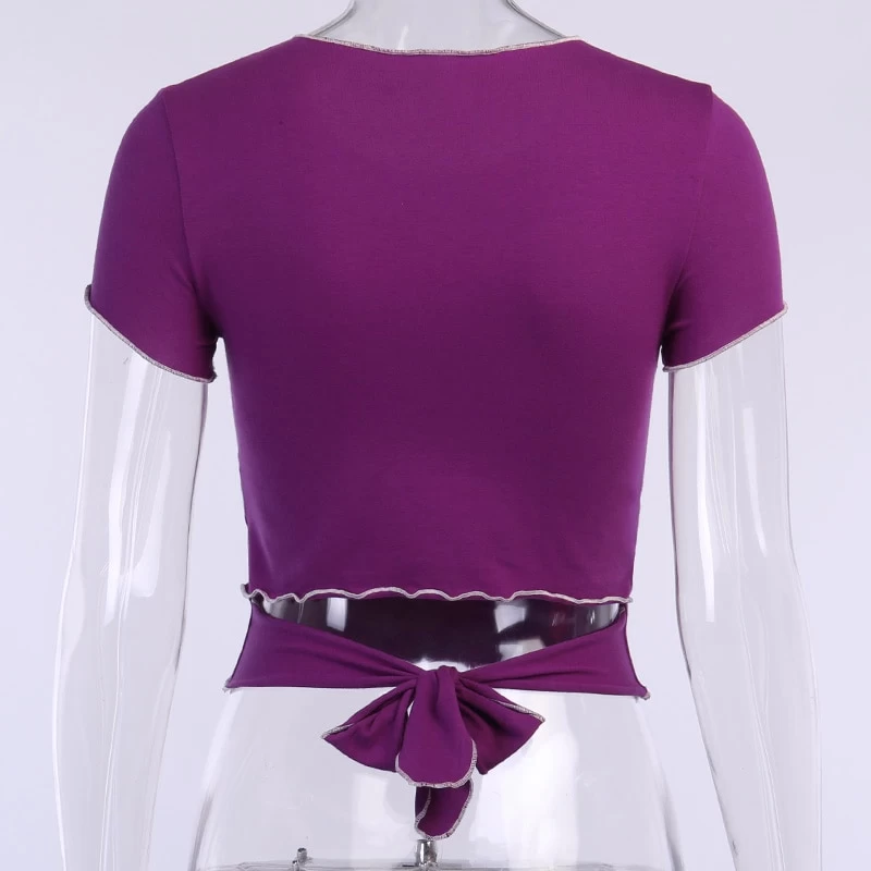 Crop Top Violet – Fallen Angels 9 Crop Top Violet – Fallen Angels – Image 7