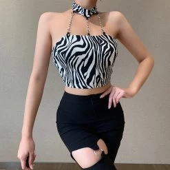 Haut Imitation Zèbre – Collier -Style Urbain Soldes Hd3dbb628f16b4ac9889200783d31400dm