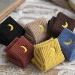 Chaussettes En Coton – Luna