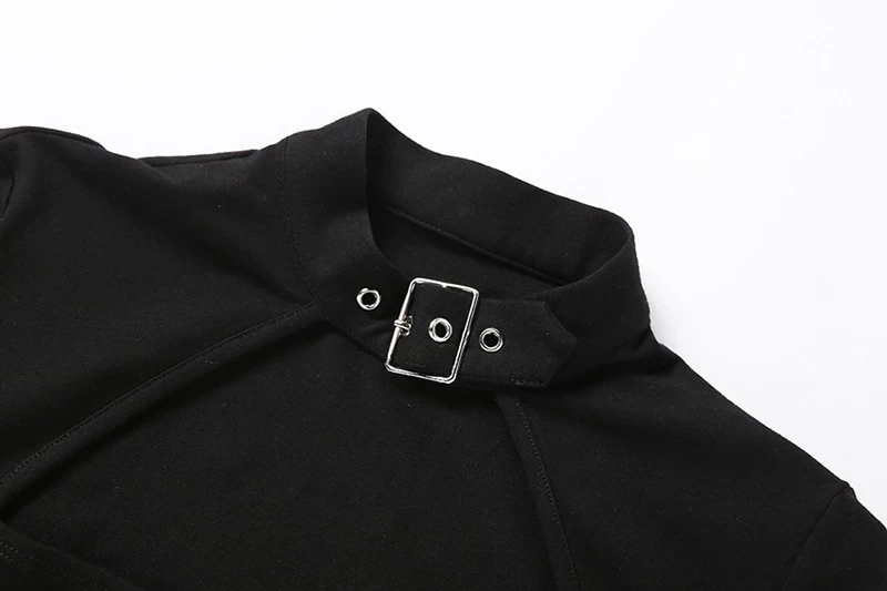 Crop Top Collier Ras De Cou – Ceinture 8 Crop Top Collier Ras De Cou – Ceinture – Image 6