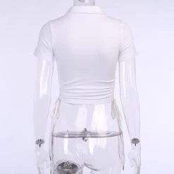 Polo Blanc – Lapin Tueur -Style Urbain Soldes Hda21544570d5484ab43a1a33fae384ab7