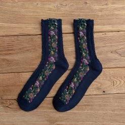 Chaussettes Vintage – Fleuri -Style Urbain Soldes Hdd054d61330e40df8707afe601466d19m