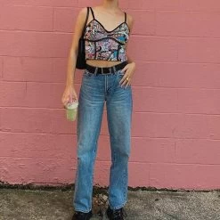 Bustier Aesthetic – Comics -Style Urbain Soldes He4e77dd27dfa4a119e25a034350a2724h