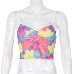 Haut Vsco – Fleurs Multi-couleurs -Style Urbain Soldes He541c85228294d46811d52a840255310s