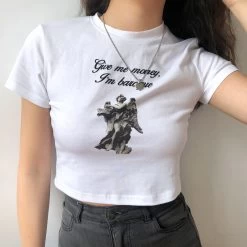 T-shirt Tumblr Girl Blanc – Give Me Money 10 T-shirt Tumblr Girl Blanc – Give Me Money -Style Urbain Soldes Hed5eb3e01d0a4fb59d091582946eb431E