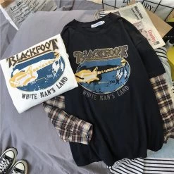 T-shirt Grunge – Blackfoot 12 T-shirt Grunge – Blackfoot -Style Urbain Soldes Hef94d1b3985f405891c30021ebb365236