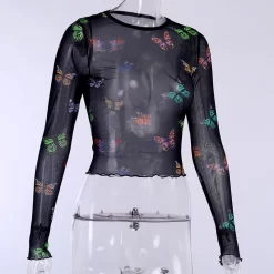 T-shirt Aesthetics Transparent – Papillons