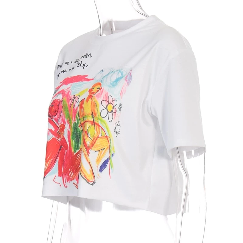 Crop Top Streetwear – Graffiti 6 Crop Top Streetwear – Graffiti – Image 4
