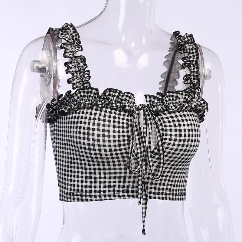 Débardeur à Carreaux – Vintage 8 Débardeur à Carreaux – Vintage – Image 6