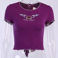 Crop Top Violet – Fallen Angels 13 Crop Top Violet – Fallen Angels -Style Urbain Soldes Hfff0a0840998470b86584821c6e154d9a