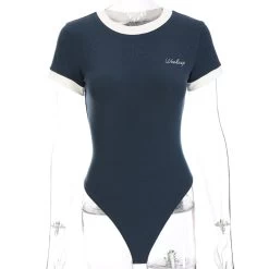 Bodie Femme Bleu Weekeep - Moulant - Grunge Clothing -Style Urbain Soldes bodies femme weekeep 5