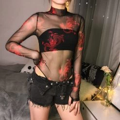 Body Transparent – Dragon -Style Urbain Soldes body transparent rouge