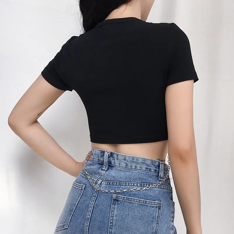 Crop Grunge à Chaine – Maillon 4 Crop Grunge à Chaine – Maillon – Image 2