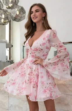 Robe à Manches évasées – Floral