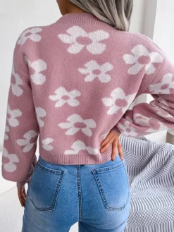 Pull à Manches Lanternes – Fleurs -Style Urbain Soldes image2FFSZW085752FFSZW08575 P S NUB2F93d1ffd9a8e8993cdc6f6d11c3dab5aa