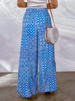 Pantalon Large – Floral -Style Urbain Soldes image2FFSZW138352FFSZW13835 BL S NUB2F8e4b07541d2b71d89e264989bd0aa556